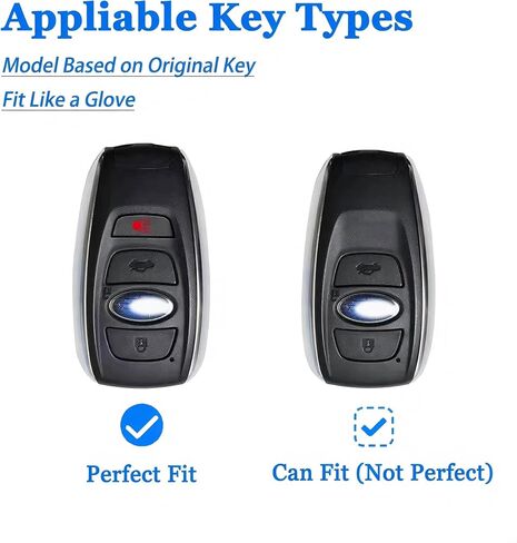 لغطاء Subaru Key Fob - حافظة مفاتيح TPU ناعمة تناسب Impreza Legacy BRZ Outback Ascent Crosstrek Forester BRZ WRX Sti 4 أزرار مفتاح ذكي (وردي) in Kuwait