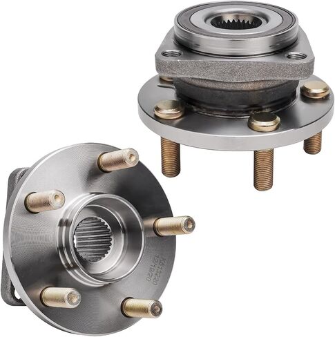 Detroit Axle - Front 2pc Wheel Bearing Hubs for 05-14 Subaru Outback Legacy, 2 Wheel Bearing and Hubs Assembly 2005 2006 2007 2008 2009 2010 2011 2012 2013 2014 Replacement in Saudi Arabia