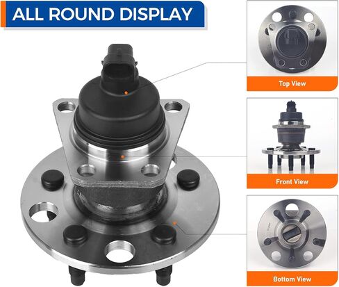 PAROD 512001 Rear Wheel Bearing and Hub Assembly Fit for 91-98 Buick Skylark/Pontiac Grand Am, 92-96 Chevy Cavalier/Corsica, 03-05 Cavalier, 92-98 Oldsmobile Achieva, 92-94 Sunbird, 95-05 Sunfire in Saudi Arabia