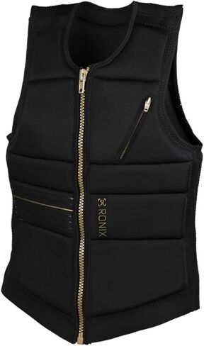 Ronix Rise - Women's CE Approved Impact Vest - Black/Gold - XL in Saudi Arabia