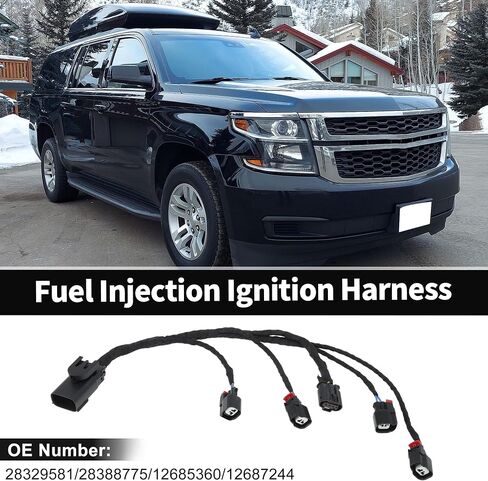 No.28329581 Fuel Injection Ignition Harness for Chevrolet Silverado 1500 2014-2019 for Left Hand Fuel Rail 5.3L 6.2L V8 Wiring Harness Plug in Saudi Arabia