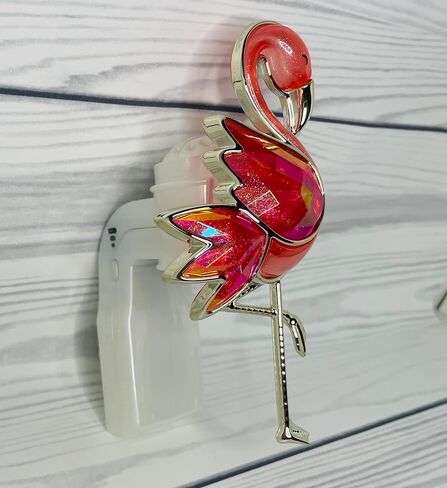 Bath and Body Faceted Pink Flamingo Adjustable Wallflowers Scent Control Fragrance Nightlight Plug in Saudi Arabia