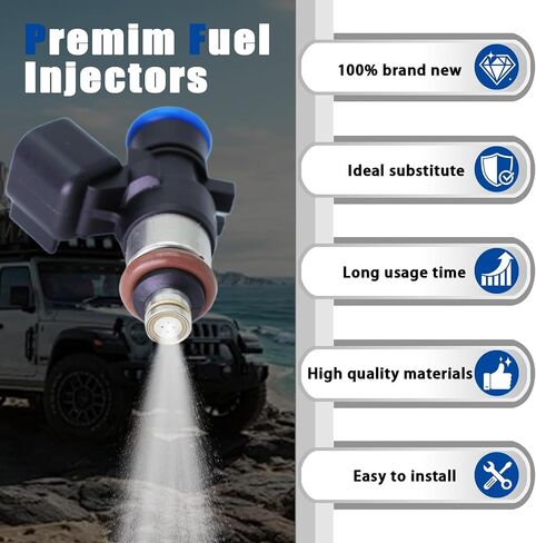 0280150943 Fuel Injectors set - 8 Pcs injectors For Ford,Lincoln,Mercury 4.6L 5.4L 5.0L 5.8L - F150 F250 F350 E150 E250 E350 Mustang - Replaces 0280150939 0280150909 in Saudi Arabia