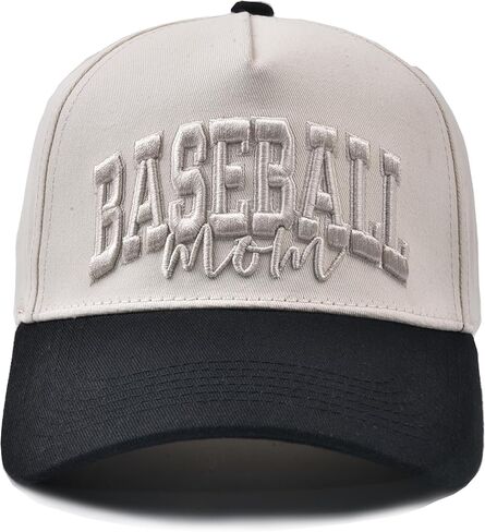 قبعة بيسبول أمي - قبعات بيسبول قطنية مطرزة ثلاثية الأبعاد قابلة للتعديل للنساء in Kuwait