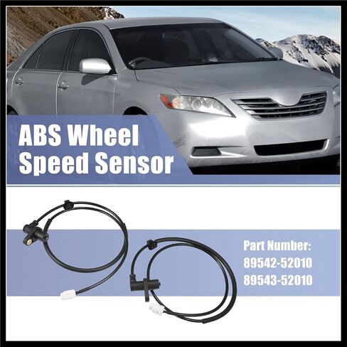 1 Pair Front Left Right ABS Wheel Speed Sensor No.89542-52010/89543-52010 for Toyota Echo 2000-2005 for Scion XA 2004-2006 for Scion XB 2004-2006 Durable Material in Saudi Arabia