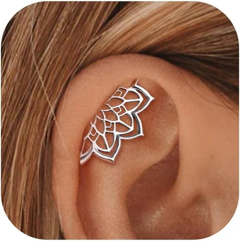 Halloween Earrings for Women Silver Spider Earrings Spider Helix Piercing Jewelry Halloween Costume Outfit Jewelry in Saudi Arabia