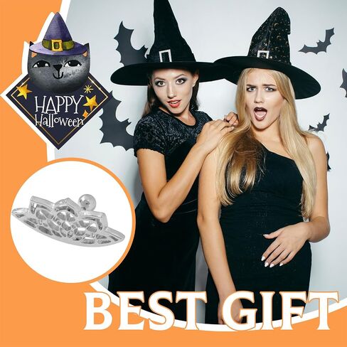Halloween Earrings for Women Silver Spider Earrings Spider Helix Piercing Jewelry Halloween Costume Outfit Jewelry in Saudi Arabia