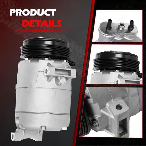 AC Compressor Fit for Cavalier, Ion, Aura, G6, HHR, Cobalt, Malibu, G5, Pursuit, Sunfire, 2.0L 2.2L 2.4L, A/C with Clutch Replacement for 2020756R, 1420741RC, 1421583NC, 10349111, 68275, 1421588C in Saudi Arabia
