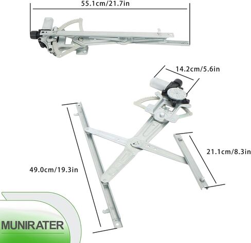 munirater Front Driver Side Electric Window Lifter Assembly Replacement for Lancer 2008-2017 in Saudi Arabia