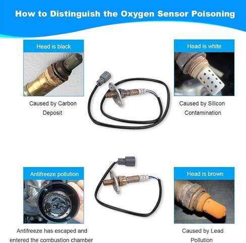 JDMON 2PCS Oxygen O2 Sensor Upstream Downstream Replacement for 2000-2004 Toyota Tacoma 2.4L 2.7L 3.4L Compatible with 234-4189, 2344189, 234-9001, 2349001 in Saudi Arabia