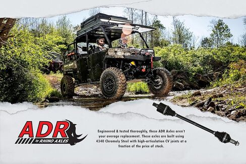 SuperATV ADR Front Axles for 2013+ Polaris Ranger XP 900/2014+ Ranger XP 900 Crew | Precision Components | Grease | Cost Effective Axle to Meet and Exceed Your OEM Part 1332637 Axle | Set of 2 Axles in Saudi Arabia