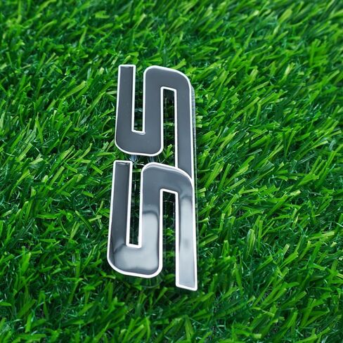 Side Door Rear Tailgate Trunk Emblem Nameplate 3D Metal Badge Replacement for 06-10 SS 15211285 3Pc (Chrome Black) in Kuwait
