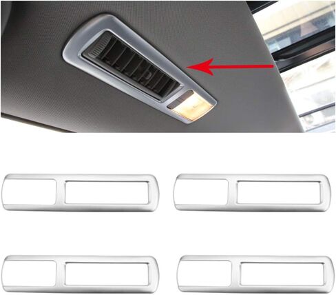 Senzeal ABS Rear Reading Light Trim Panel Cover Fit for Toyota Highlander 2014 2015 2016 2017 2018 2019 in Saudi Arabia