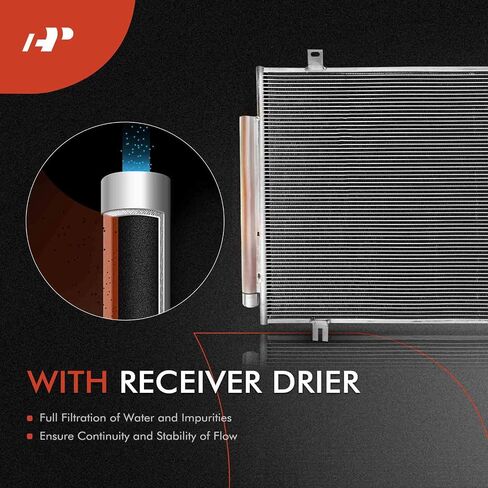 A-Premium Air Conditioning A/C Condenser Compatible with Honda Odyssey 2018 2019 2020 2021, V6 3.5L, Replace# 80100THRA01 in Saudi Arabia