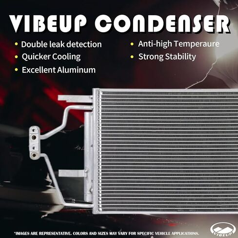 مكثف VibeUp 4097 متوافق مع Ford Edge 14-12 2.0L L4. in Saudi Arabia
