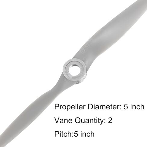 MECCANIXITY 5Pcs 9x4.5 Inch Propeller RC Propellers 2-Vane Blades Props Gray with Adapter Rings for RC Airplane Aircraft Prop Replacement in Saudi Arabia