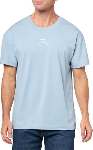 HUGO Men's Logo Outline Short Sleeve T-Shirt in Saudi Arabia