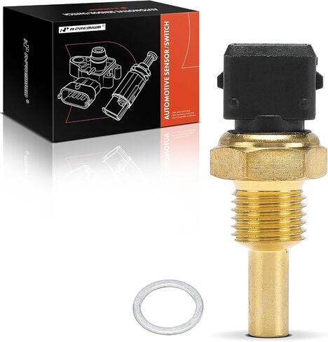 A-Premium Engine Coolant Temperature Sensor [1 Pin] Compatible with BMW 318i/318is 1991, 325 1986-1988, 325e/325es 1986-1987, 325i/325is 1987-1995, 325iX 1988-1991, 525i, 528e, 535i, 535is, M3 in Saudi Arabia