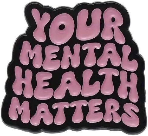 Mental Health Enamel Pin in Saudi Arabia