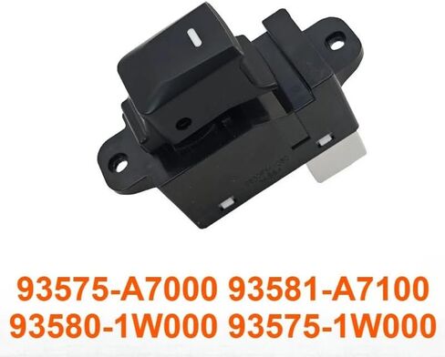 لريو سيراتو K3 93580-1W000 الجبهة اليسرى نافذة السلطة رفع التبديل زر باب السيارة زجاج التحكم استبدال قطع غيار السيارات in Saudi Arabia