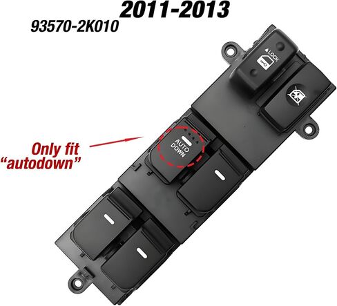 93570-2K010 935702K010 for Soul Optima K5 2009 2010 2011 2012 2013,Left Master Electric Power Window Lifter Control Switch in Saudi Arabia