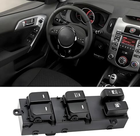 93570-2K010 935702K010 for Soul Optima K5 2009 2010 2011 2012 2013,Left Master Electric Power Window Lifter Control Switch in Saudi Arabia