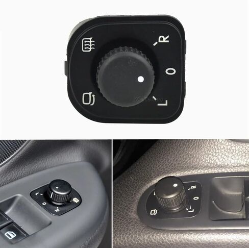مقبض تعديل مفتاح المرآة لفولكس واجن جيتا جولف mk5 mk6 تيجوان CC باسات B6 B7 1K0959565J in Saudi Arabia