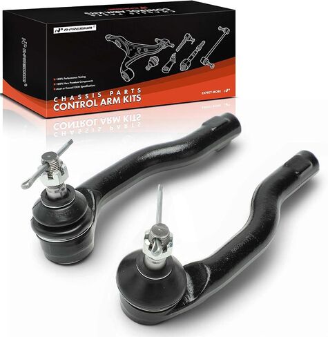 A-Premium 2 x Front Outer Tie Rod Ends, Compatible with Mazda 2 2011 2012 2013 2014, Hatchback in Saudi Arabia