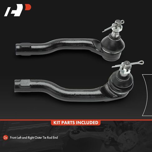 A-Premium 2 x Front Outer Tie Rod Ends, Compatible with Mazda 2 2011 2012 2013 2014, Hatchback in Saudi Arabia