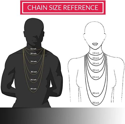 EMESLY Solid Miami Cuban Link Chain Gold/Silver Necklace (16, 18, 20, 22, 24 Inches Length); Hip Hop Bracelet (8" Length) for Men & Women; Perfect Iced Out Bling Jewelry Gift in Saudi Arabia