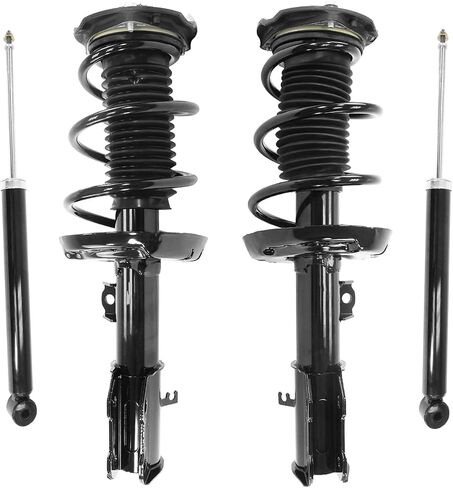 COMPLETESTRUTS - Front Quick Complete Strut Assemblies with Coil Springs and Rear Shock Absorbers Replacement for 2016-2019 Chevrolet Cruze - Set of 4 in Saudi Arabia