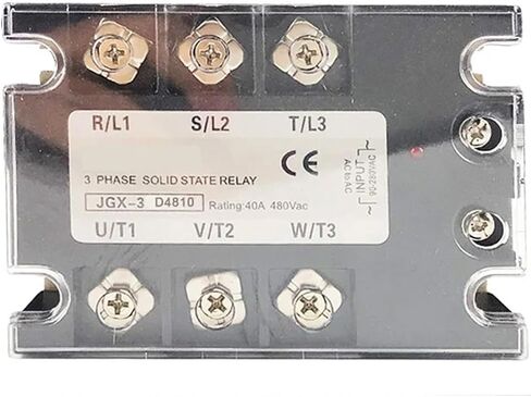 3 Phase DC-AC 10A 25A 40A DA 60A 80A 100A 200A Three Phase SSR 3-32V DC Control 24-480V AC Solid State Relay SSR JGX-3 D4840(100DA) in Saudi Arabia