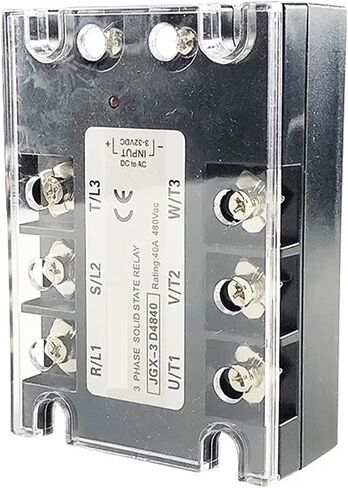 3 Phase DC-AC 10A 25A 40A DA 60A 80A 100A 200A Three Phase SSR 3-32V DC Control 24-480V AC Solid State Relay SSR JGX-3 D4840(100DA) in Saudi Arabia