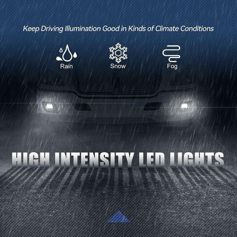 مصابيح الضباب لجهاز العرض LED بالكامل من Auto Dynasty متوافقة مع 2011-2024 Kenworth T680، مصابيح الضباب الأمامية للقيادة، جانب السائق والراكب، غطاء أسود in Saudi Arabia