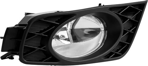 Front Fog Light Pair Compatible with 2008-2010 Honda Odyssey Bumper Fog Lamp Assembly Clear Lens Plastic+Glass Replacement for HO2592121 HO2593121 LH & RH in Kuwait
