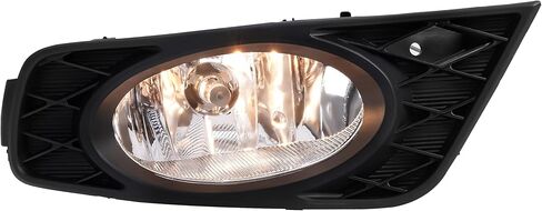 Front Fog Light Pair Compatible with 2008-2010 Honda Odyssey Bumper Fog Lamp Assembly Clear Lens Plastic+Glass Replacement for HO2592121 HO2593121 LH & RH in Kuwait