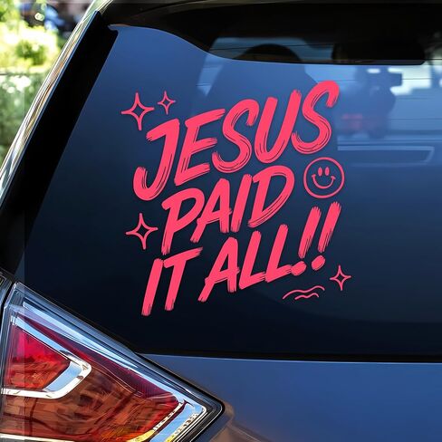 Do You Follow Jesus This Close Car Decals Funny Christian Bible Verse Love Humor Car Window Accessories Affirmations Vinyl Waterproof 6 Inches Bumper Decal Gifts for Mom Dad Friend Coworker in Kuwait