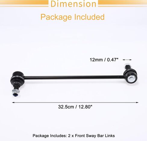X AUTOHAUX 1 Set Front Sway Bar Links Stabilizer Link Kit with Bushing for GMC Terrain for Chevrolet Equinox Suspension Kit No.15779960/15779961/25918986 in Saudi Arabia