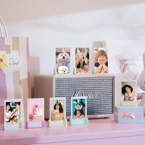 Cute Mini Instax Polaroid Frame, 2x3 Picture Frames for Fujifilm Instax Mini Film, Small Polaroid Frames for Wallet Size Photos, Little Photos Desktop Display Holder,12 Pack in Saudi Arabia