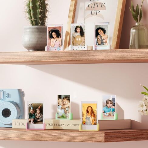 Cute Mini Instax Polaroid Frame, 2x3 Picture Frames for Fujifilm Instax Mini Film, Small Polaroid Frames for Wallet Size Photos, Little Photos Desktop Display Holder,12 Pack in Saudi Arabia