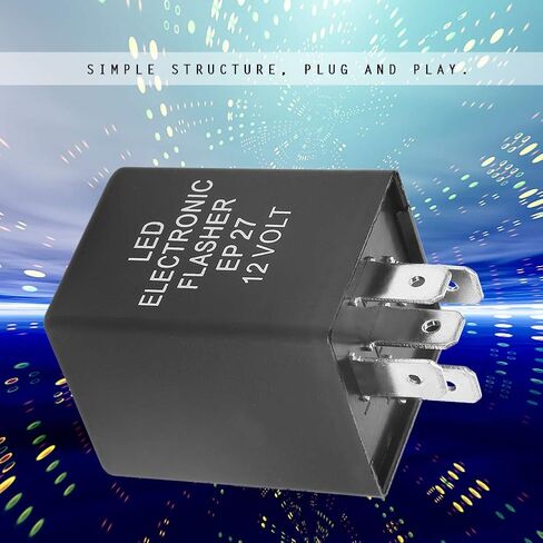 مرحل فلاش LED EP27 لتشغيل فلاش Hyper Flash Fix 12 فولت، مناسب لدوران LED أو الأضواء العادية in Saudi Arabia