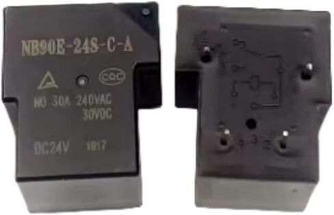 (5 قطع) مرحل كهرومغناطيسي NB90E-24S-C-A 24 فولت 30 أمبير 4 دبوس مرحل إضافي in Saudi Arabia
