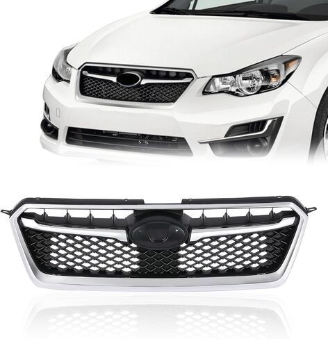 KARPAL Front Bumper Grille Grill Compatible with 2015 2016 SUBARU Impreza w/Molding Trim in Saudi Arabia