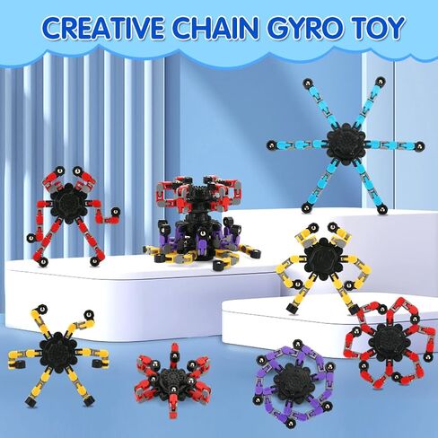 16Pack Transformable Fidget Spinner Toys Set, Sensory Toy for Party Favor in Saudi Arabia