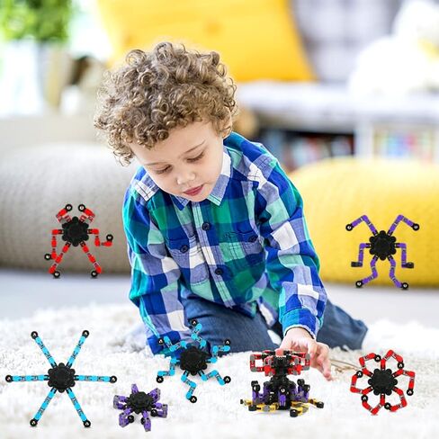 16Pack Transformable Fidget Spinner Toys Set, Sensory Toy for Party Favor in Saudi Arabia