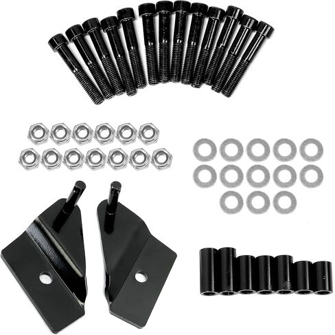 Kojem 3" Lift Kit + Sway Bar Quick Disconnect Suspension Lift Compatible with 2007-2014 Polaris RZR 800 Heavy Duty Steel -Black in Saudi Arabia