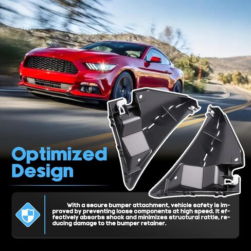 1 Pair Front Bumper Retainer Support Clip Bracket Left Driver & Right Passenger Fit For Ford Mustang 2010-2014 Hold Mount Cover Replaces For AR3Z17C861B AR3Z17C861A in Saudi Arabia