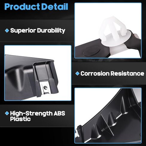 1 Pair Front Bumper Retainer Support Clip Bracket Left Driver & Right Passenger Fit For Ford Mustang 2010-2014 Hold Mount Cover Replaces For AR3Z17C861B AR3Z17C861A in Saudi Arabia