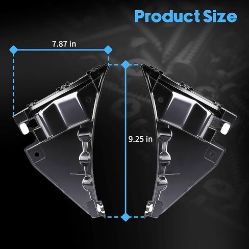 1 Pair Front Bumper Retainer Support Clip Bracket Left Driver & Right Passenger Fit For Ford Mustang 2010-2014 Hold Mount Cover Replaces For AR3Z17C861B AR3Z17C861A in Saudi Arabia