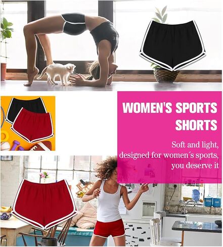 Women's Fitness Yoga Shorts - Summer Sports Cycling Hiking Athletic Shorts in Saudi Arabia